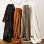 Battilo Fluffy Soft Blankets Luxury Fur blanket for Bed Sofa Mink Faux Fur Throw and Blankets Large Warm Blanket for Home Decor - Image 2