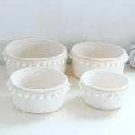 Cotton Thread Storage Basket Multipurpose Sundries Organizer Household Frame Makeup Medicine Headset Snacks Receive Box - Image 2