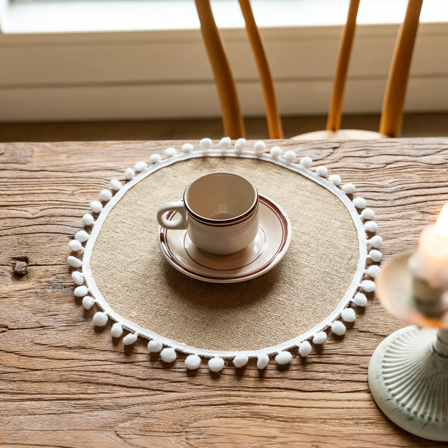 2 PCS Braided Placemats Heat Resistant Jute Table Mats Farmhouse Woven Fabric Natural Place Mats for Decorations Indoor Outdoor 32 kf S11a0800d36ef4751861f2967d2f93d388