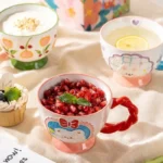 Whimsical 450 ml Ceramic Cartoon Mug - Fun & Durable Drinkware