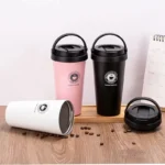 Steel Vacuum Coffee Cup 500ml Double Wall Ice Cooler Home Coffee Car Vacuum Flask - Image 5