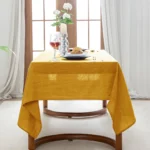 Plain Polyester Simple Tablecloth, Wedding Party, Holiday Table Decoration, Kitchen Tablecloth, Soft Tablecloth - Image 2