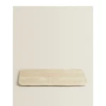 Vintage Natural Marble Beige Travertine Cave Hole Stone Marble Rectangle Household Storage Trinkets Jewelry Tray Accessories - Image 3