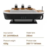 Jellyfish Aroma Mist Diffuser Desktop Ship Decoration Ultrasonic Humidifier Air Purifer Colorful Light Smoke Ring Spray Fogger - Image 6