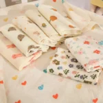 Baby Receive Blanket for Newborn Cotton Muslin Swaddle Blanket Bedding Infant Bath Towel Baby Items Mother Kids - Image 3
