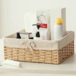 Woven Storage Baskets Organizers Picnic Breakfast Basket Laundry Box Sundries Storage Basket Desktop Cosmetics Snack Storage Box - Image 4