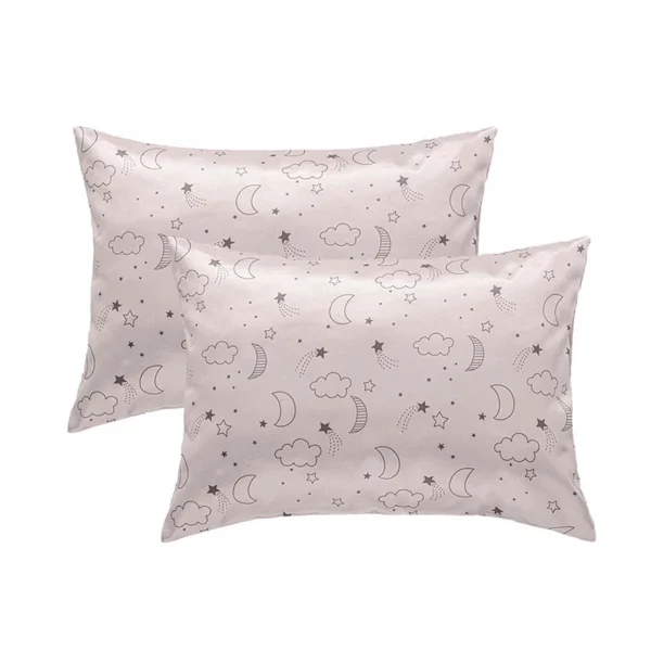 1PC Toddler Pillow Cases Baby Silk Satin Pillowcases Cartoon Printed Soft Envelope Pillow Cover for Boys Girls
