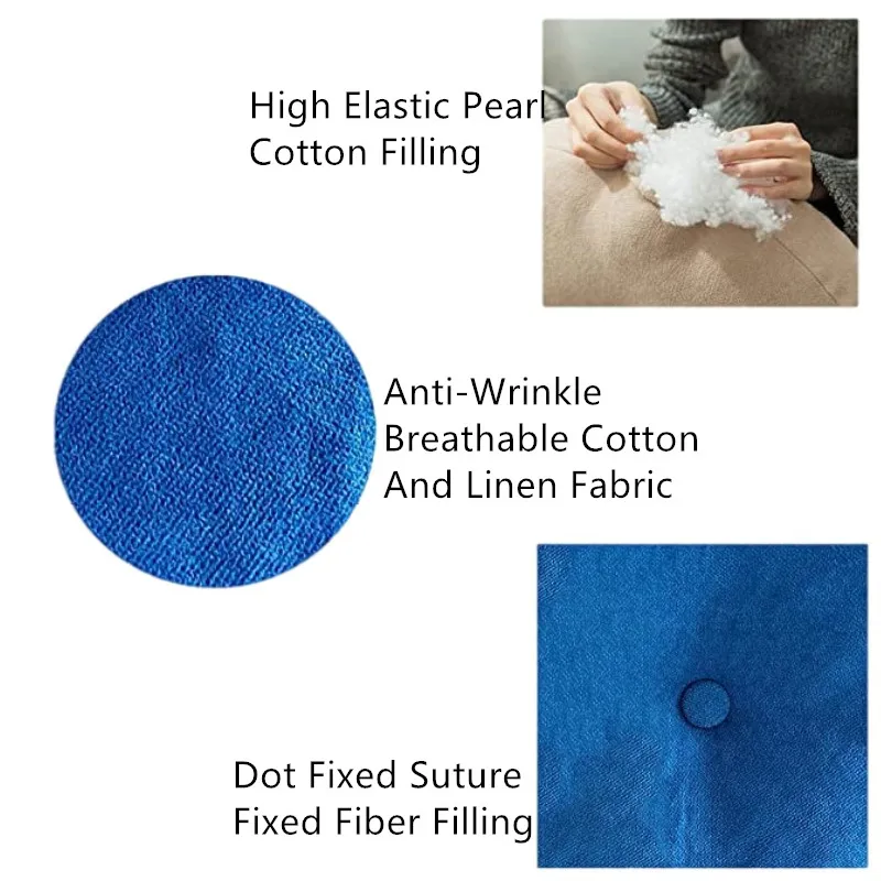 Floor Seat Pillow Solid Color Suitable for Meditation Yoga Round Seat Pads Mat Pouf Sofa Chair Bed Car Seat Pillows Cushions 3 kf S1b105318f2624fcd9357fe49b634697dH