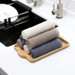 Ultra-Soft 100% Cotton Dishcloth for Effortless Cleaning - Image 2