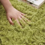 Plush Carpet Living Room Sofa Coffee Table Rug Green Pink Fluffy Soft Blankets Area Rugs Children's Room Non-Slip Mat Home Decor - Image 4