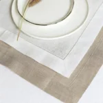 Elegant Cotton Hemstitched Placemats - Set of 12 White Dining Essentials - Image 4