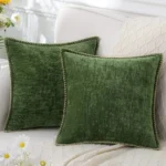 Blue Chenille Cushion Cover 45x45 Pillow Cover 30x50cm Sofa Decorative Throw Pillow Case Soft Luxury For Living Room Sofa Decor﻿ - Image 3