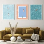 Summer Swimming Pool Party Atmosphere Beach Ocean Boat Wall Art Prints Nordic Poster Canvas Painting Pictures Living Room Decor - Image 5