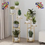 Multi-Storey Iron Shelves For Plant Floor-To-Ceiling Balcony Pot Plant Stand Flower Rack Living Room Lobby Display Flower Stand