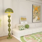 Nordic Creative Colorful Mushroom LED Floor Lamp Living Room Sofa Bedroom Bedhead Hotel Designer Light Home Lighting Decor