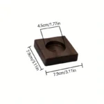 Nordic Style Wooden Candlestick Home Table Decoration Square Wood Chip Candle Holder Tealight Candle Holder Bar Party Ornaments - Image 2