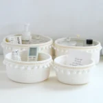Cotton Thread Storage Basket Multipurpose Sundries Organizer Household Frame Makeup Medicine Headset Snacks Receive Box - Image 5