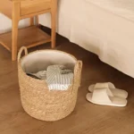 Protable Storage Basket Straw Rope Weaving Baskets Clothes Organizer Toys Snack Sundries Desktop Storage Box Laundry for Home - Image 6