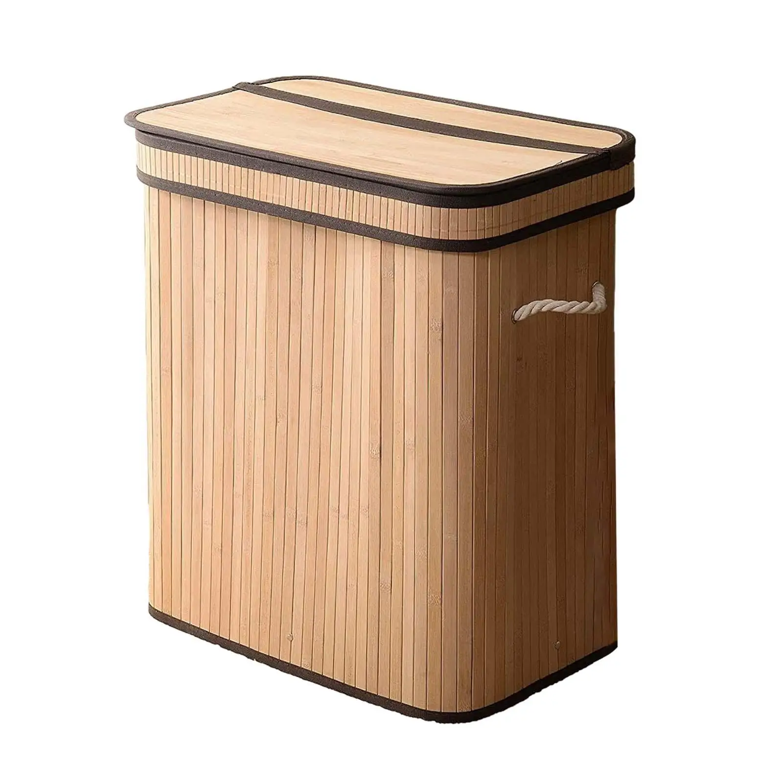 Large Laundry Basket Laundry Hamper Tall Freestanding Organizer with Lid Clothes Hamper Storage Basket for Living Room Dorm