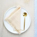 50 Pack 32x32cm Cotton Gauze Napkins Vintage Textured Design Table Linens Christmas Wedding Party Boho Retro Decor Wholesale - Image 6