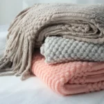 Khaki Gift Knitted Blanket with Tassels Chunky Vintage Luxury Farmhouse Throw Bedspread Oversized Blanket Cover Manta Para Sofa - Image 6