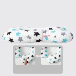 New cartoon children's U-shaped pillow, cotton soft baby pillow, travel car children's pillow, multi-functional stroller pillow - Image 5