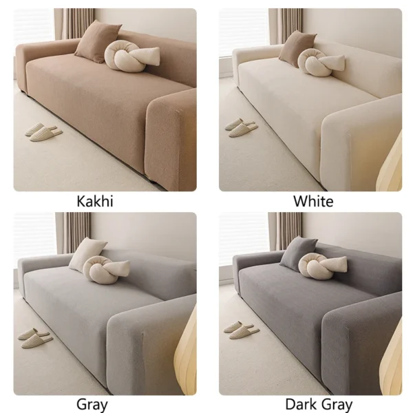 Transform Your Living Room with Coolazy Stretch Plaid Sofa Cover