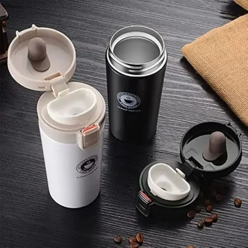 500ML Thermal Mug Leak-proof Thermos Mug Coffee Double Wall 304 Stainless Steel Coffee Cup Tea Vacuum Flask Thermos Water Bottle