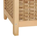 Wooden Laundry Hamper Bathroom Storage Cabinet Organizer Bag for Clothes Stylish and Functional Home Storage Solution - Image 5