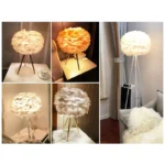 ABEL A Nordic Feather Floor Lamp Romantic Art Family a Living Girls' Room Bedroom Creativity LED Decorative Standing Light - Image 4
