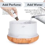 Elegant Aromatherapy Diffuser: Remote Control & LED Lights - Image 3
