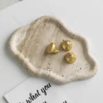 Creative Desktop Storage Trays Light Luxury Bedroom Cosmetics Unique Stone Tray Exquisite Home Jewelry Decoration Accessories - Image 4