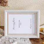 Elegance Photo Frame 8-Inch, 10-Inch Wall Hanging Tabletop Frame for Pictures and Artwork Minimalist Design Frame for Home Décor - Image 4