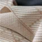 Warm Home Ivory Black Burgundy Geometric Knitted Blanket Soft Luxury Bedspread Cobertor Vintage Artistic Throw Sofa Bedding - Image 4