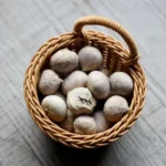 Hanging Portable Wall Hanging Basket Woven Storage Basket Portable Flower Plant Pot Desktop Kitchen Vegetables Storage - Image 5