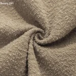 Solid Boucle Throw Pillow Cover Ivory Grey Camel Puffy Soft Design Cushion Cover Texture Couch Pillow Case Cozy 18x18" 45x45cm - Image 3