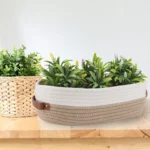 Professional Cotton Rope Sorting Basket Desktop Miscellaneous Accessories Jewelry Storage Basket Snacks Placement Basket - Image 3