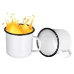 Sublimation Blanks Enamel Mug 17 OZ ,Camping Travel Coffee Cup Can be used as a gift for Christmas Thanksgiving Mother's Day