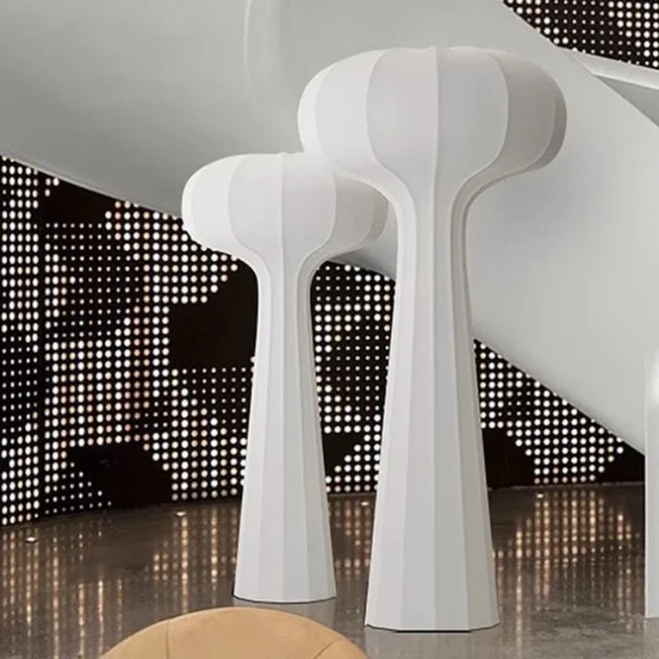 Silk Floor Lamp Living Room Standing Lamp Light Luxury Bedroom Design Sense Standing Light Exhibition Hall Decorative Lights LED