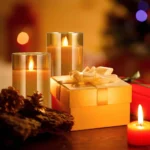 LED lights electronic candles LED candle decorations acrylic candles complete set of remote control timers Christmas and wedding - Image 2