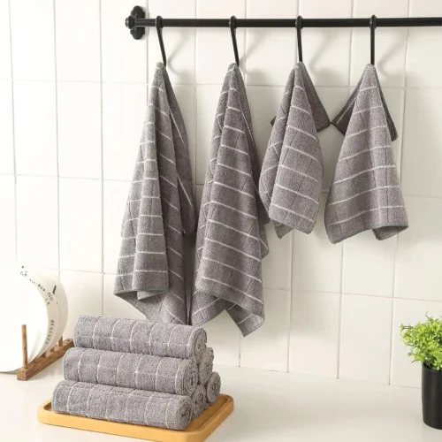 4PCS Microfiber Kitchen Towels Dishcloths Classic Waffle Weave Kitchen Towels Household Cleaning Tools For Home