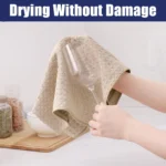 Olanly Ultra-Absorbent Microfiber Kitchen Towels - Eco-Friendly Cleaning Essentials - Image 4