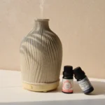 vase shape Ceramic Aromatherapy humidifier Household resin ultrasonic air mute humidifier for Home Office - Image 3