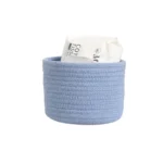 Handmade Woven Cotton Rope Woven Storage Box Basket Desktop Organizer Sundries Toys Comestics Keys Snacks Sundries Organizer - Image 5