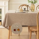 Elegant Waterproof Cotton-Linen Tablecloth for Dining Bliss