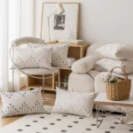 30x50 50x50 45x45cm Stripe Style Nordic Style Cushion Cover Warm Solid Color Luxury Pillowcase Throw Pillow Cover For Home Decor - Image 3
