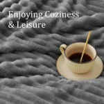 Luxurious 3 D Jacquard Fleece Blanket for Cozy Comfort - Image 4