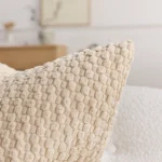 Soft Corduroy Throw Pillow Covers Solid Striped Fabric Cushion Case for Home Sofa Living Room Bed Decoration - Image 4