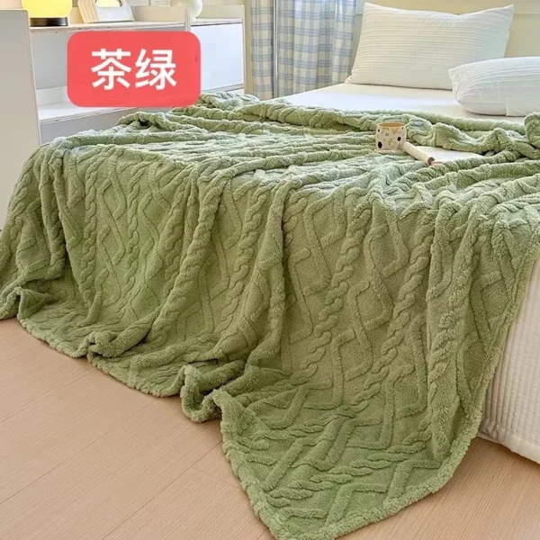 Luxurious Thicker Fleece Throw Blanket - Soft & Cozy Comfort