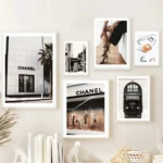 Nordic Cityscape Canvas Art - Elegant Wall Decor Print - Image 2